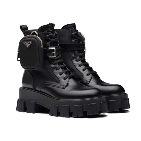 prada milano chaussure|Prada boots for women.